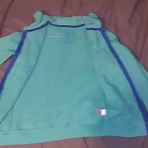 Teal printed jacket - Picture 3 of 3